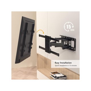 BONTEC soporte TV pared articulado 32-85"
