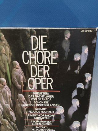 BOX, CLASICA vinilos, lps, DIE CHORE DER OPER