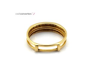 sortija oro 18k con piedra con diamante