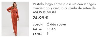 Vestido talla EU-46