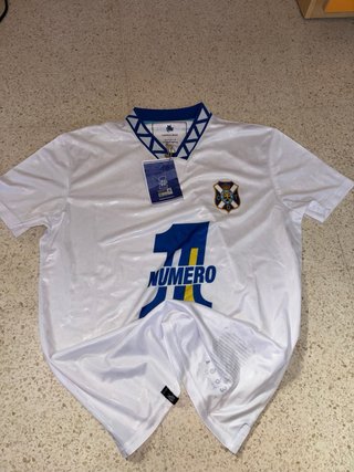 Camiseta CD Tenerife Retro Talla L NUEVA