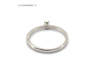 anillo oro 18k con piedra con diamante