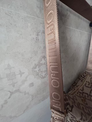Borsa a tracolla Liu Jo Beige e Marrone con logo