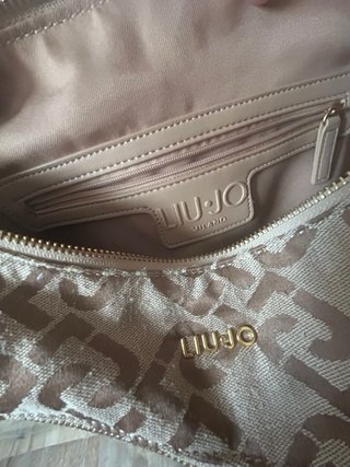 Borsa a tracolla Liu Jo Beige e Marrone con logo