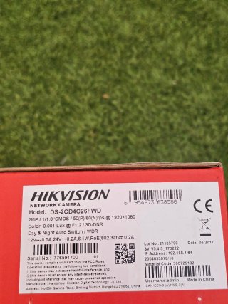 Cámara IP Hikvision Smart IPC 2MP