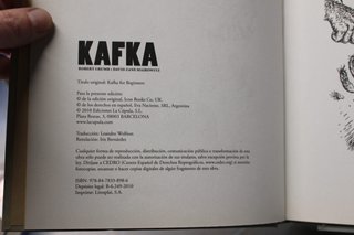 Novela gráfica. Kafka – Crumb, Mairowitz. La Cúpula, 2010. Tapa dura