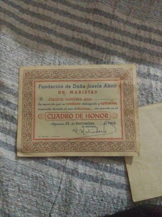 2 Cuadros de Honor HH. Maristas