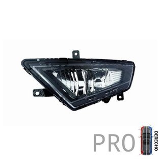Faro Antiniebla Antiniebla Transparente - Derecho - Seat LEON SPORT (2012-2020)