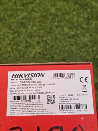 Cámara IP Hikvision 2MP Smart IPC
