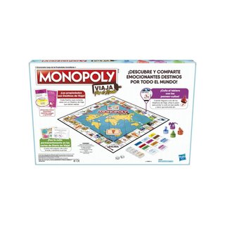 Monopoly juego de mesa viajes familia
