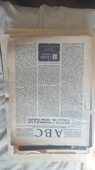Periódicos antiguos Franco