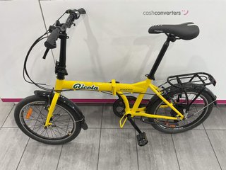 bicicleta plegable moma ricola