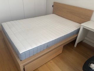 Estructura Cama Ikea 140x200 + Colchón