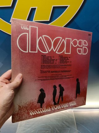 Disco LP vinilo the doors, waiting for the sun, vinilo verde rareza, 1976