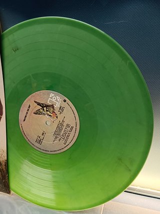 Disco LP vinilo the doors, waiting for the sun, vinilo verde rareza, 1976