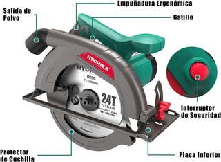 Sierra Circular HYCHIKA 1300W 185mm