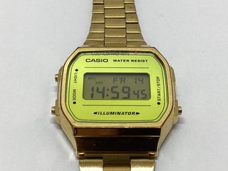 relojes digitales casio a168we