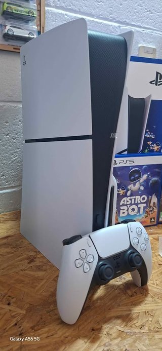 Playstation 5 Slim Blanca + 2 Juegos