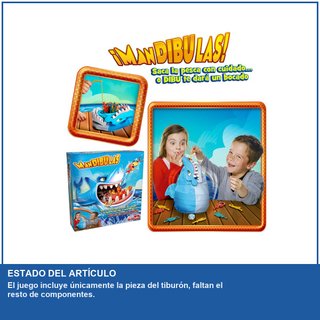 - Mandíbulas juego mesa niños habilidad