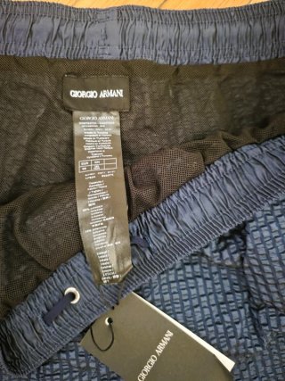 Costume boxer Giorgio Armani blu navy