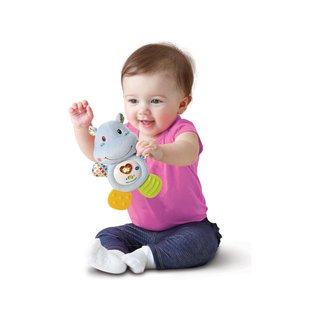 VTech 3480-502522 mordedor musical hipopótamo bebé