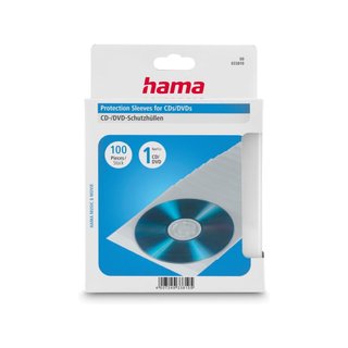 Hama fundas transparentes para CD DVD