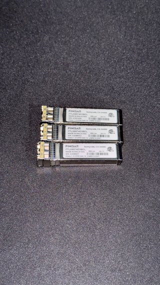 3x Finisar FTLX8574D3BCL 10G SFP+ MM LC