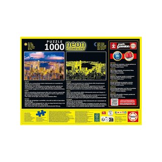 Educa 18462 puzzle 1000 piezas efecto neón