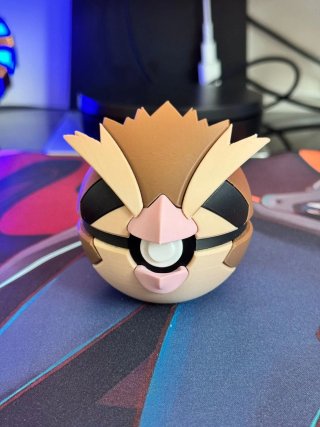 Pokébola Pidgey 3D Coleccionable