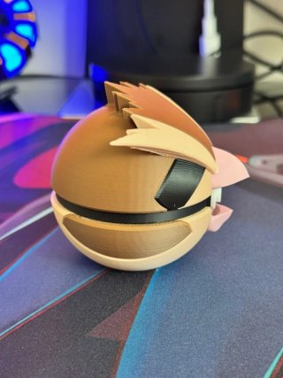 Pokébola Pidgey 3D Coleccionable
