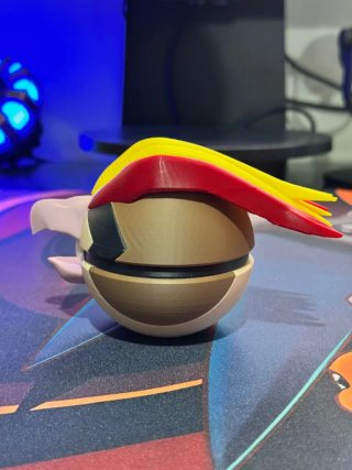 Pokébola Pidgeot Impresión 3D