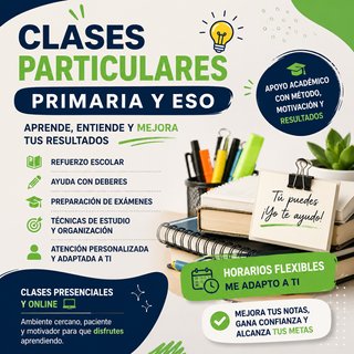 Clases particulares Primaria y ESO