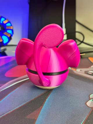 Pokébola Rattata 3D Coleccionable