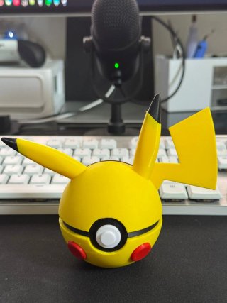 Pokébola Pikachu 3D Coleccionable