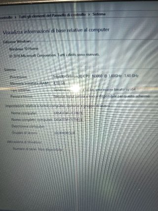 Laptop Windows 10 Home Intel Celeron