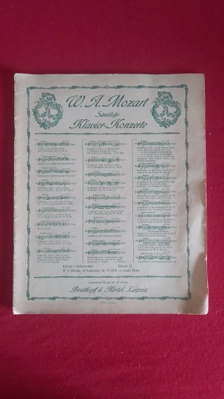 Mozart V Concerto, Klavier Konzerte lotto