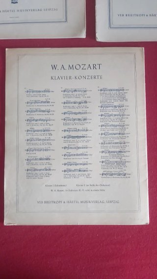 Mozart V Concerto, Klavier Konzerte lotto