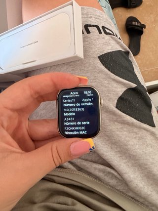 Reloj Apple Beige/Dorado