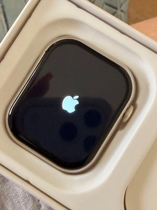 Reloj Apple Beige/Dorado