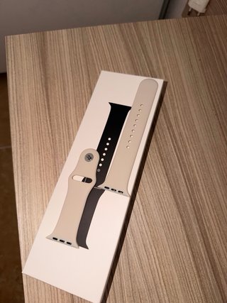 Reloj Apple Beige/Dorado