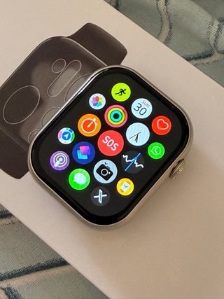 Reloj Apple Beige/Dorado