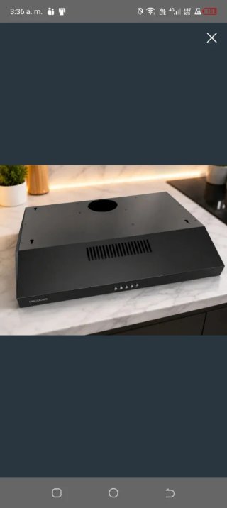 Campana extractora Cecotec Bolero Flux CM 602200 N