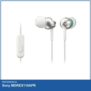 Sony MDREX110APR auriculares in-ear micrófono rojo