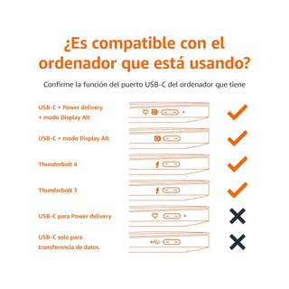 Amazon Basics cable adaptador USB-C HDMI 4K [1BR3]