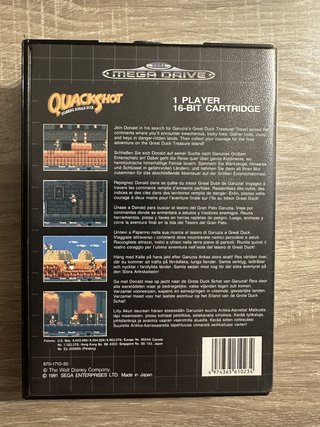 Juego Mega drive QuackShot CIB