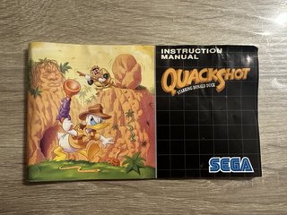 Juego Mega drive QuackShot CIB