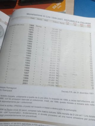 2 Monete Repubblica Italiana 1989