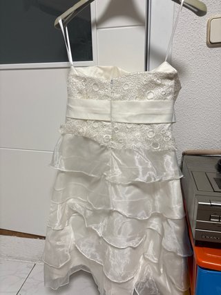 Vestido de Novia Blanco Corto