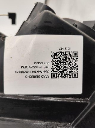 2147 faro derecho 90512320 opel vectra