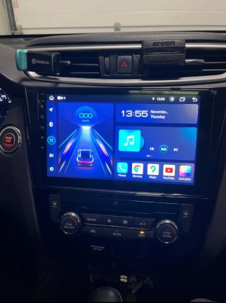 Rádio Android Nissan Qashqai J11 Android 14 + GPS.